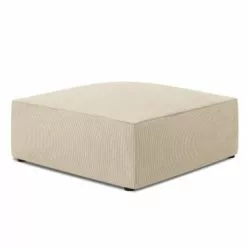 Micadoni Home Poufs Pouf En Velours Côtelé Beige Clair 8 Micadoni Home Poufs Pouf En Velours Côtelé Beige Clair -Chaise Soldes Magasin pouf en velours cotele beige clair 2