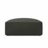 Micadoni Home Poufs Pouf En Velours Côtelé Gris Foncé