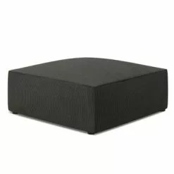 Micadoni Home Poufs Pouf En Velours Côtelé Gris Foncé 8 Micadoni Home Poufs Pouf En Velours Côtelé Gris Foncé -Chaise Soldes Magasin pouf en velours cotele gris fonce 3