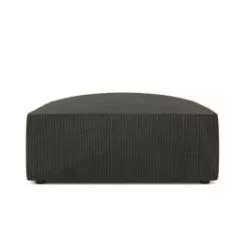 Micadoni Home Poufs Pouf En Velours Côtelé Gris Foncé 10 Micadoni Home Poufs Pouf En Velours Côtelé Gris Foncé -Chaise Soldes Magasin pouf en velours cotele gris fonce 4