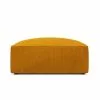 Micadoni Home Poufs Pouf En Velours Côtelé Jaune