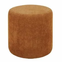 Maisons Du Monde Poufs Pouf En Velours Côtelé Marron