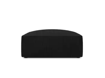 Micadoni Home Poufs Pouf En Velours Côtelé Gris Foncé 6 Micadoni Home Poufs Pouf En Velours Côtelé Gris Foncé – Image 6