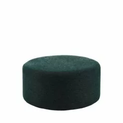 Pomax Poufs Pouf En Velours D80cm Vert