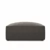Micadoni Home Poufs Pouf En Velours Gris Foncé