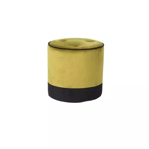 Pirouette Paris Poufs Pouf En Velours Lisse Vert Et Noir 1 Pirouette Paris Poufs Pouf En Velours Lisse Vert Et Noir