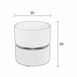 Drawer Poufs Pouf En Velours Vieux Rose Et Bordeaux -Chaise Soldes Magasin pouf en velours vieux rose et bordeaux 3