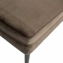 Woood Poufs Pouf Et Repose-pieds En Velours Vert Chaud -Chaise Soldes Magasin pouf et repose pieds en velours vert chaud 3