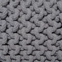 Beliani Poufs Pouf Gris Foncé 40 X 25 Cm -Chaise Soldes Magasin pouf gris fonce 40 x 25 cm 4