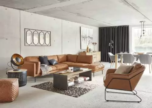 Maisons Du Monde Poufs Pouf Imitation Cuir Marron 6 Maisons Du Monde Poufs Pouf Imitation Cuir Marron – Image 6