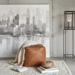 Maisons Du Monde Poufs Pouf Imitation Cuir Marron 10 Maisons Du Monde Poufs Pouf Imitation Cuir Marron -Chaise Soldes Magasin pouf imitation cuir marron 1000 9 0 222794 5