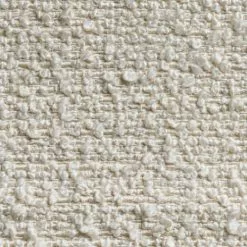 MX HOME Poufs Pouf Ottoman En Bouclette Blanc Crème -Chaise Soldes Magasin pouf ottoman en bouclette blanc creme 3