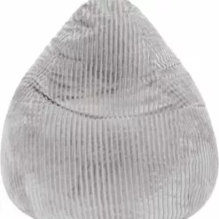 Sitting Point Poufs Pouf Design D'intérieur En Velours Bordeaux -Chaise Soldes Magasin pouf poire d interieur velours grosse cote gris clair 70x110cm 5