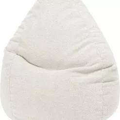 Sitting Point Poufs Pouf Poire XXL D'intérieur Fourrure Douce Beige 80x130cm -Chaise Soldes Magasin pouf poire xxl d interieur fourrure douce beige 80x130cm 6