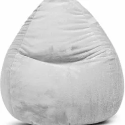 Sitting Point Poufs Pouf Poire XXL D'intérieur Fourrure Douce Bleu 80x130cm -Chaise Soldes Magasin pouf poire xxl d interieur fourrure douce gris clair 80x130cm