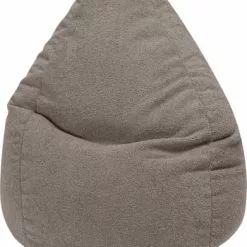 Sitting Point Poufs Pouf Poire XXL D'intérieur Fourrure Douce Beige 80x130cm -Chaise Soldes Magasin pouf poire xxl d interieur fourrure douce taupe 80x130cm