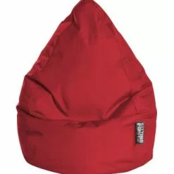 Sitting Point Poufs Pouf Poire XXL D'intérieur Bleu Foncé 80x130cm -Chaise Soldes Magasin pouf poire xxl d interieur rouge vif 80x130cm