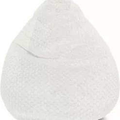 Sitting Point Poufs Pouf Poire XXL Fausse Fourrure Douce à Relief Rose Nude 80x130cm -Chaise Soldes Magasin pouf poire xxl fausse fourrure douce a relief ivoire 80x130cm 5