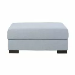 Maisons Du Monde Poufs Pouf Pour Canapé Modulable Avec Coffre De Rangement Bleu Glacier