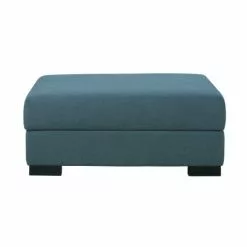 Maisons Du Monde Poufs Pouf Pour Canapé Modulable Avec Coffre De Rangement Bleu Pétrole