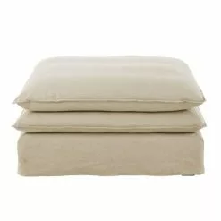 Maisons Du Monde Assises Pouf Pour Canapé Modulable En Lin