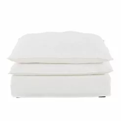 Maisons Du Monde Assises Pouf Pour Canapé Modulable En Lin Blanc