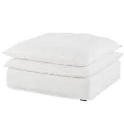 Maisons Du Monde Assises Pouf Pour Canapé Modulable En Lin Blanc -Chaise Soldes Magasin pouf pour canape modulable en lin blanc 1000 8 3 187824 2
