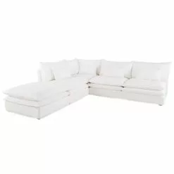 Maisons Du Monde Assises Pouf Pour Canapé Modulable En Lin Blanc -Chaise Soldes Magasin pouf pour canape modulable en lin blanc 1000 8 3 187824 4