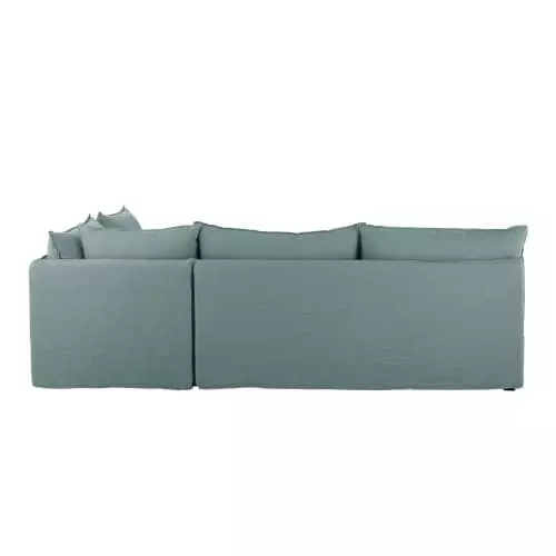 Maisons Du Monde Poufs Pouf Pour Canapé Modulable En Lin Bleu Céladon 6 Maisons Du Monde Poufs Pouf Pour Canapé Modulable En Lin Bleu Céladon – Image 6