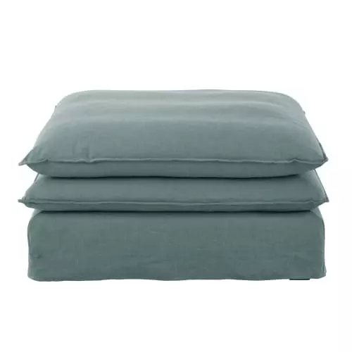 Maisons Du Monde Poufs Pouf Pour Canapé Modulable En Lin Bleu Céladon 1 Maisons Du Monde Poufs Pouf Pour Canapé Modulable En Lin Bleu Céladon
