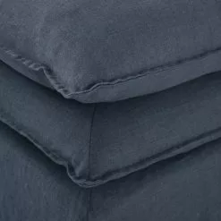 Maisons Du Monde Poufs Pouf Pour Canapé Modulable En Lin Bleu Nuit -Chaise Soldes Magasin pouf pour canape modulable en lin bleu nuit 1000 3 30 202201 3