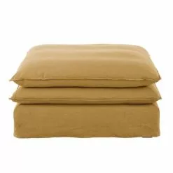 Maisons Du Monde Poufs Pouf Pour Canapé Modulable En Lin Ocre