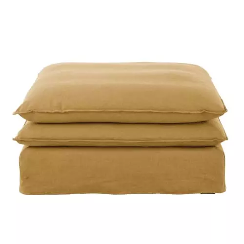 Maisons Du Monde Poufs Pouf Pour Canapé Modulable En Lin Ocre 1 Maisons Du Monde Poufs Pouf Pour Canapé Modulable En Lin Ocre