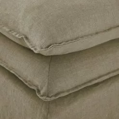 Maisons Du Monde Poufs Pouf Pour Canapé Modulable En Lin Vert Kaki -Chaise Soldes Magasin pouf pour canape modulable en lin vert kaki 1000 7 34 202205 3