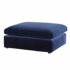 Chaise Soldes Magasin -Chaise Soldes Magasin pouf pour canape modulable en velours bleu nuit 1000 9 30 175551 3