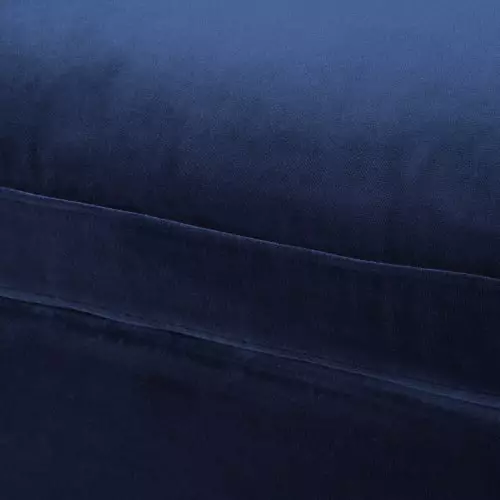 Maisons Du Monde Assises Pouf Pour Canapé Modulable En Velours Bleu Nuit 3 Maisons Du Monde Assises Pouf Pour Canapé Modulable En Velours Bleu Nuit – Image 3