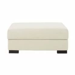 Maisons Du Monde Poufs Pouf Pour Canapé Modulable Ivoire Avec Coffre De Rangement