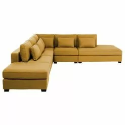 Maisons Du Monde Poufs Pouf Pour Canapé Modulable Jaune Moutarde -Chaise Soldes Magasin pouf pour canape modulable jaune moutarde 1000 7 3 203650 3