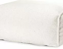 Sitting Point Poufs Pouf Repose Pied Carré Fourrure Douce Beige 55x65x35cm -Chaise Soldes Magasin pouf repose pied carre fourrure douce beige 55x65x35cm 3