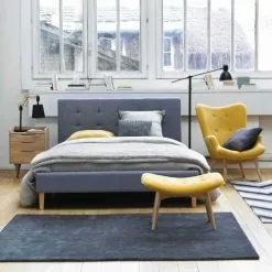Maisons Du Monde Assises Pouf Repose-pieds Style Scandinave Jaune -Chaise Soldes Magasin pouf repose pieds style scandinave jaune 1000 16 36 138821 5