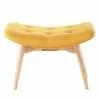 Maisons Du Monde Assises Pouf Repose-pieds Style Scandinave Jaune