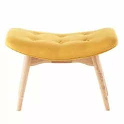 Maisons Du Monde Assises Pouf Repose-pieds Style Scandinave Bleu Pétrole -Chaise Soldes Magasin pouf repose pieds style scandinave jaune iceberg 1000 16 36 138821 9 2