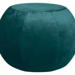 Sitting Point Poufs Pouf Rond D'intérieur En Velours Bordeaux -Chaise Soldes Magasin pouf rond d interieur en velours bleu petrole