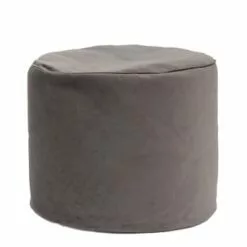 Jumbo Bag Poufs Pouf Rond D'intérieur En Velours Sauge -Chaise Soldes Magasin pouf rond d interieur en velours onyx