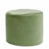 Jumbo Bag Poufs Pouf Rond D'intérieur En Velours Sauge