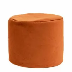 Jumbo Bag Poufs Pouf Rond D'intérieur En Velours Sauge -Chaise Soldes Magasin pouf rond d interieur en velours terracotta