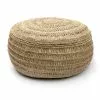 Bazar Bizar Poufs Pouf Rond En Herbe De Mer Naturel D60