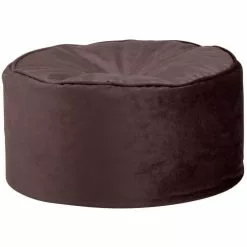 Maisons Du Monde Poufs Pouf Rond En Polyester Mauve