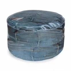 Reversible Poufs Pouf Rond Transparent à Remplir -Chaise Soldes Magasin pouf rond transparent a remplir 3