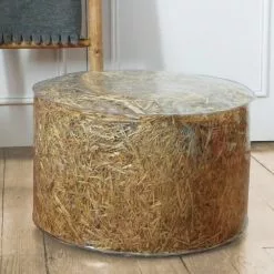 Reversible Poufs Pouf Rond Transparent à Remplir -Chaise Soldes Magasin pouf rond transparent a remplir 4